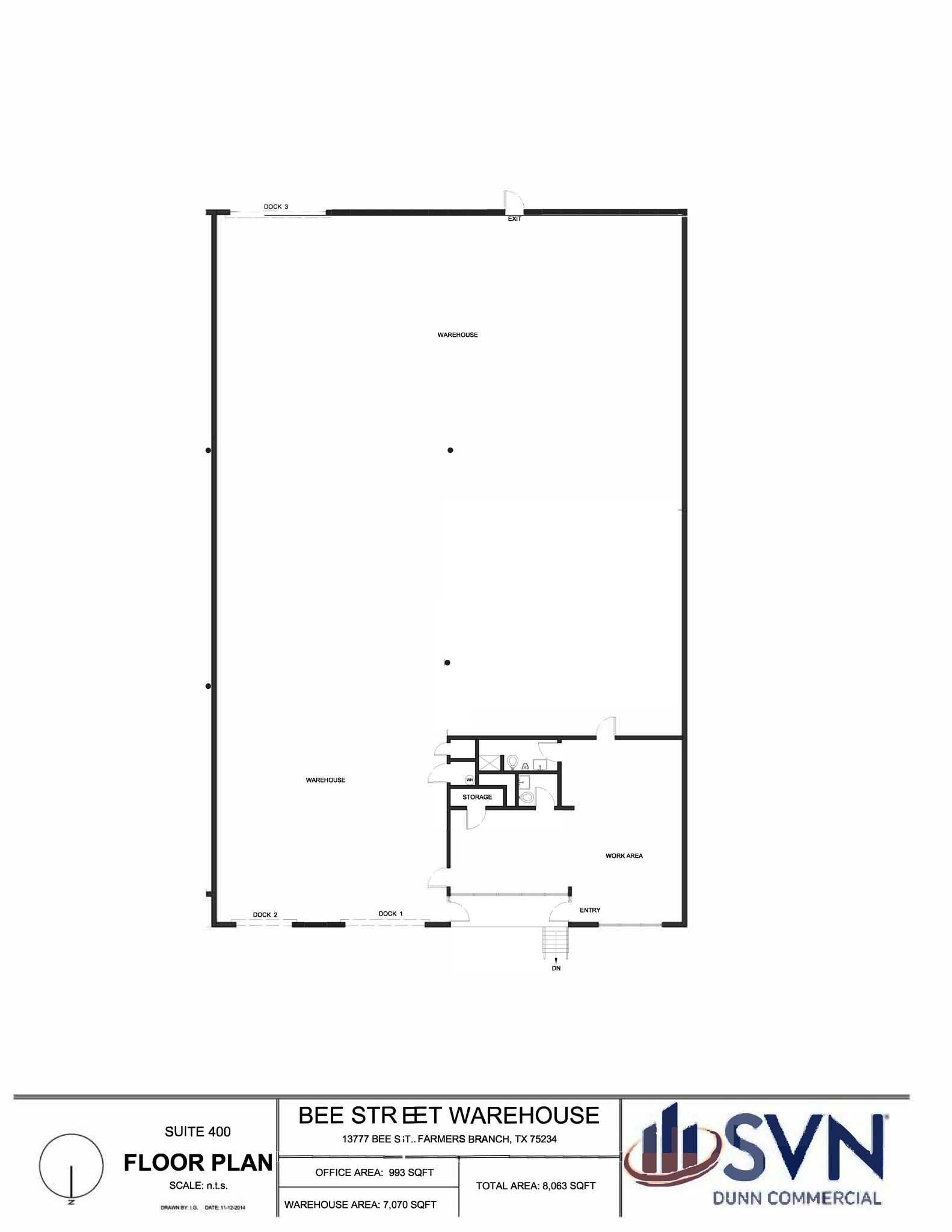 13777 Bee St, Farmers Branch, TX à louer Plan de site– Image 1 sur 1