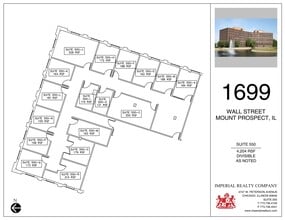 1699 Wall St, Mount Prospect, IL à louer Plan de site– Image 1 sur 1