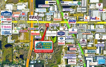 5660 W Waters Ave, Tampa, FL - Vue aérienne vue de carte - Image1