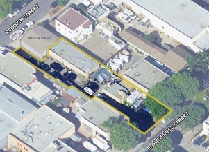 811-813 E Gutierrez St, Santa Barbara, CA - VUE AÉRIENNE  vue de carte