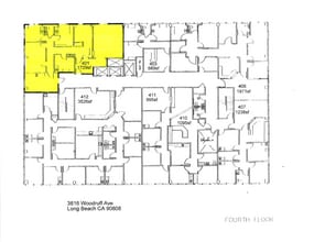 3816 Woodruff Ave, Long Beach, CA à louer Plan d’étage– Image 2 sur 2