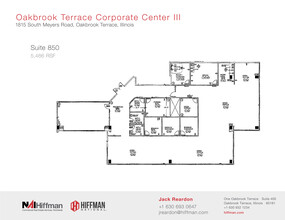 1815 S Meyers Rd, Oakbrook Terrace, IL à louer Plan d’étage– Image 1 sur 1