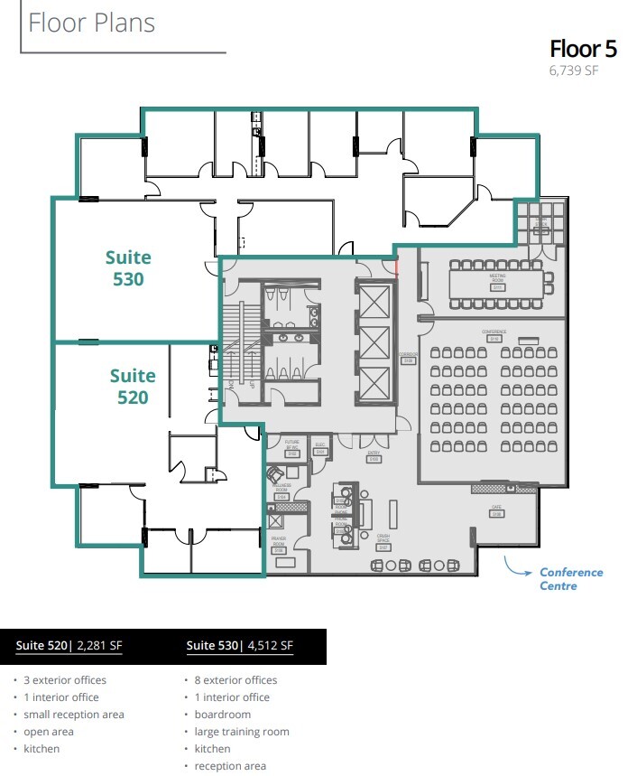 910 7th Ave SW, Calgary, AB à louer Plan d’étage– Image 1 sur 1