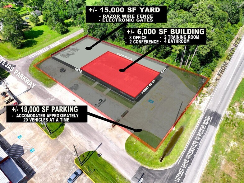 3410 I-10 W, Orange, TX à vendre - Aérien – Image 2 sur 72
