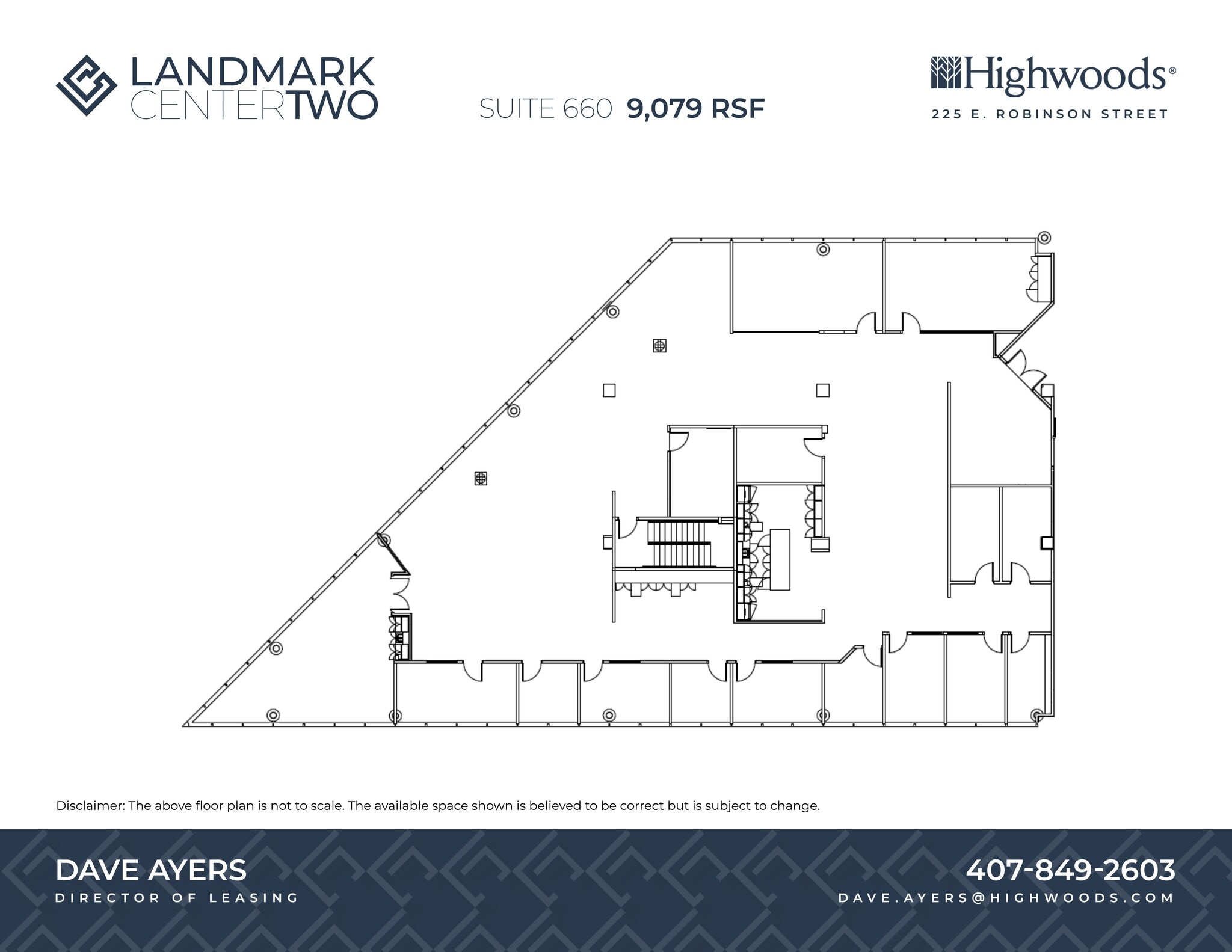 225 E Robinson St, Orlando, FL à louer Plan de site– Image 1 sur 1