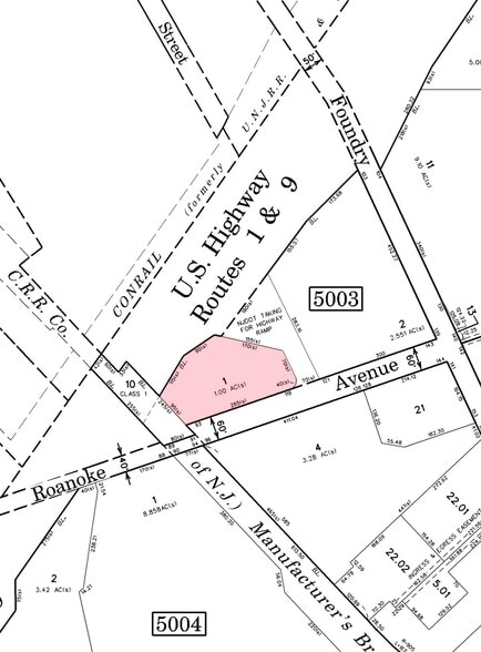 93-119 Roanoke Ave, Newark, NJ à louer - Plan cadastral – Image 2 sur 2