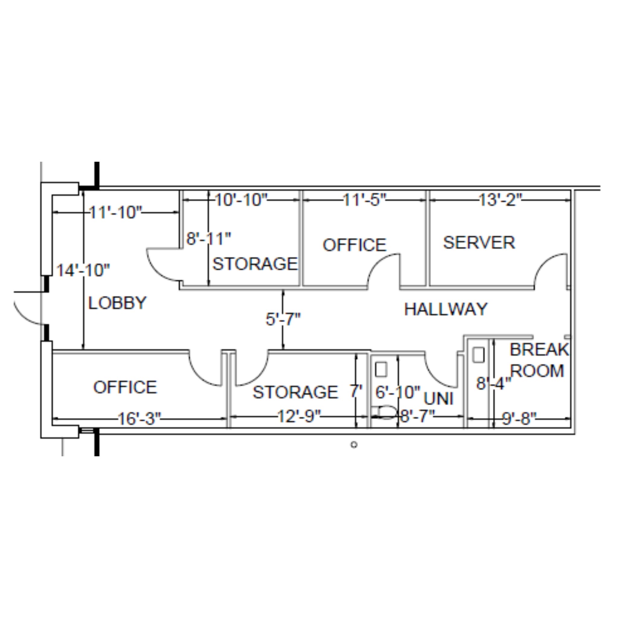 200-240 Cobb Pky N, Marietta, GA à louer Plan d’étage– Image 1 sur 1