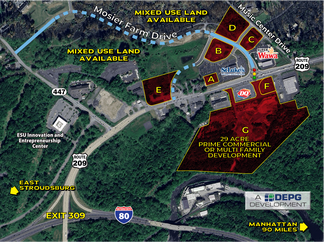 Plus de détails pour Route 209 & Music Center Dr, East Stroudsburg, PA - Local commercial à louer
