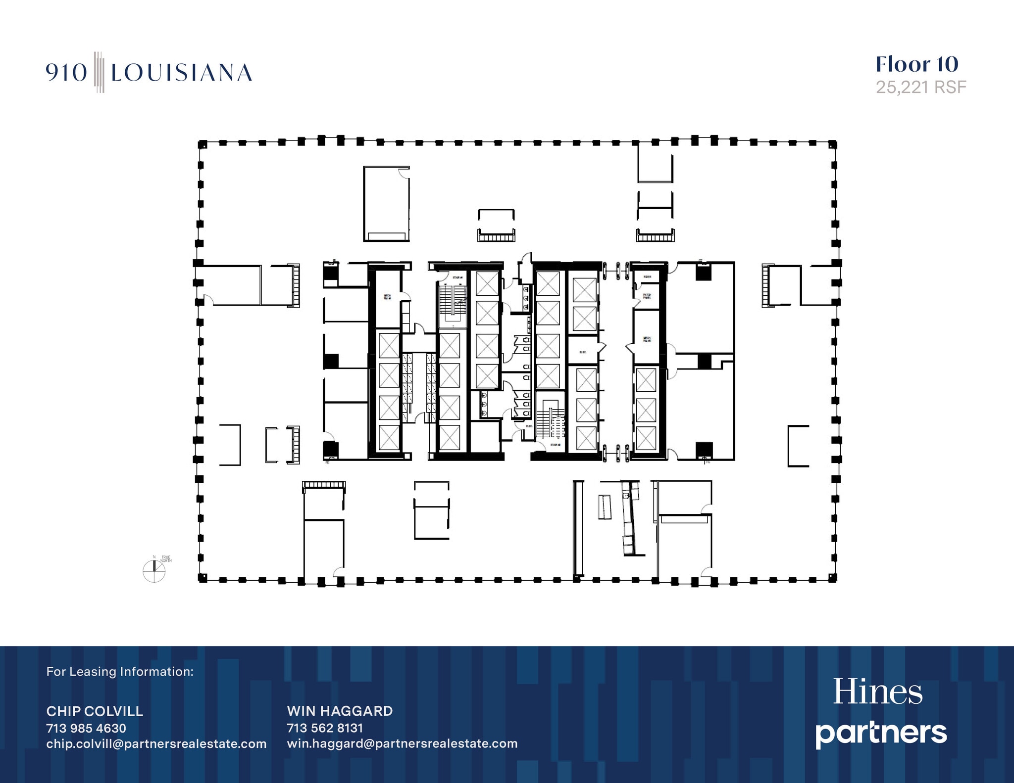 910 Louisiana St, Houston, TX à louer Plan d’étage– Image 1 sur 1