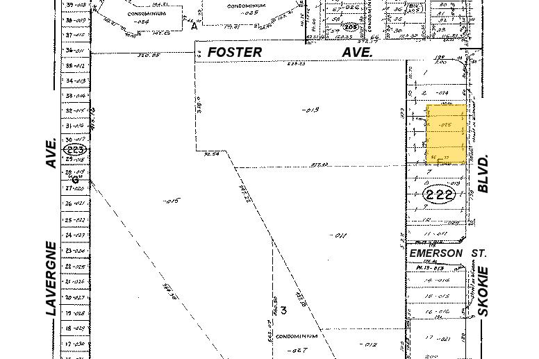 9410-9466 Skokie Blvd, Skokie, IL à louer - Plan cadastral – Image 2 sur 7