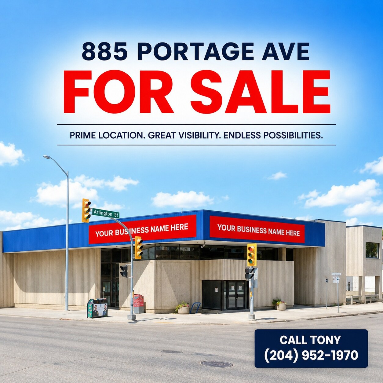 885 Portage Av, Winnipeg, MB à vendre Photo de l’immeuble– Image 1 sur 8