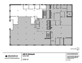 420 N Wabash Ave, Chicago, IL à louer Plan d’étage– Image 1 sur 6