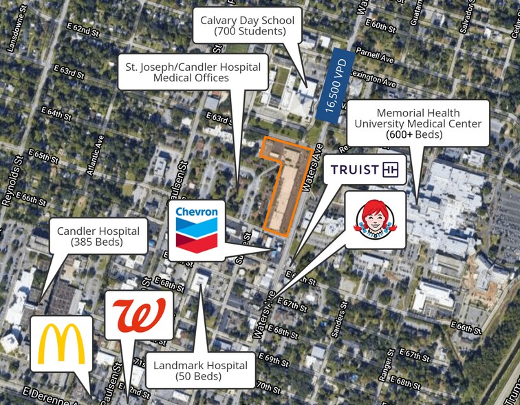4800 Waters Ave, Savannah, GA à louer - Aérien – Image 2 sur 8