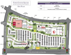 10932-11098 Foothill Blvd, Rancho Cucamonga, CA à louer Plan d’étage– Image 1 sur 1