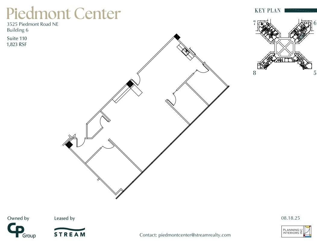 3495 Piedmont Rd NE, Atlanta, GA à louer Plan d’étage– Image 1 sur 1