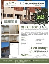 220 Thunderbird Dr, El Paso, TX à louer Autre– Image 1 sur 1