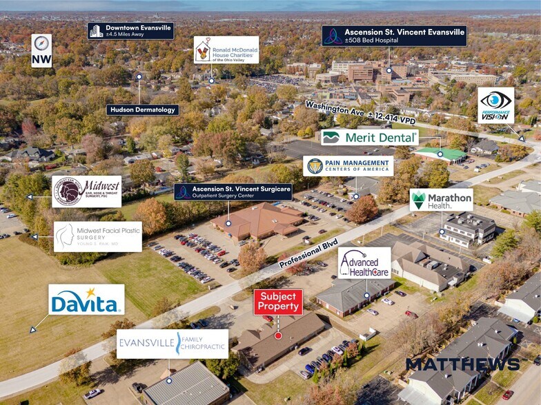 1212 Professional Blvd, Evansville, IN à vendre - Photo de l’immeuble – Image 3 sur 4