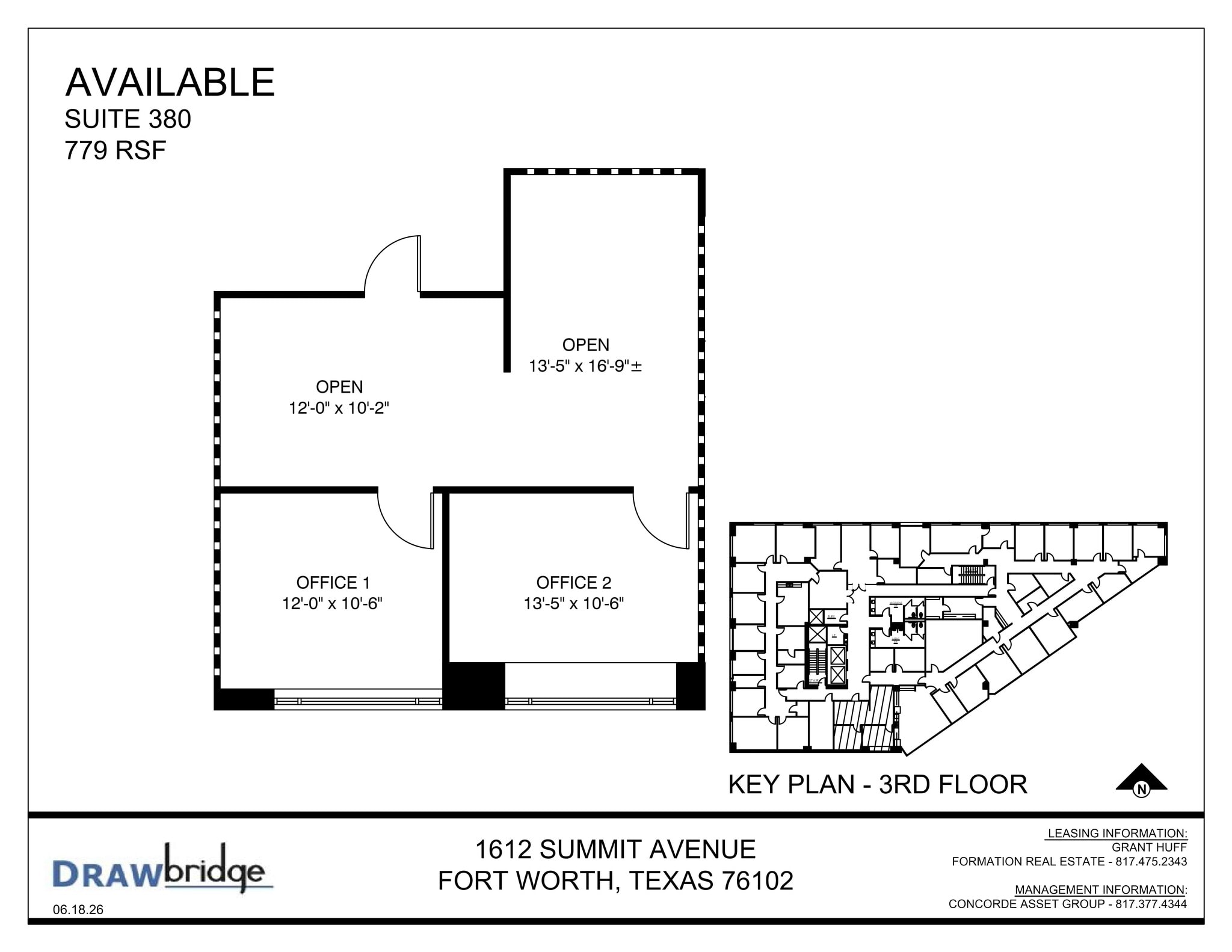 1612 Summit Ave, Fort Worth, TX à louer Plan de site– Image 1 sur 1