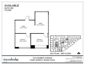1612 Summit Ave, Fort Worth, TX à louer Plan de site– Image 1 sur 1