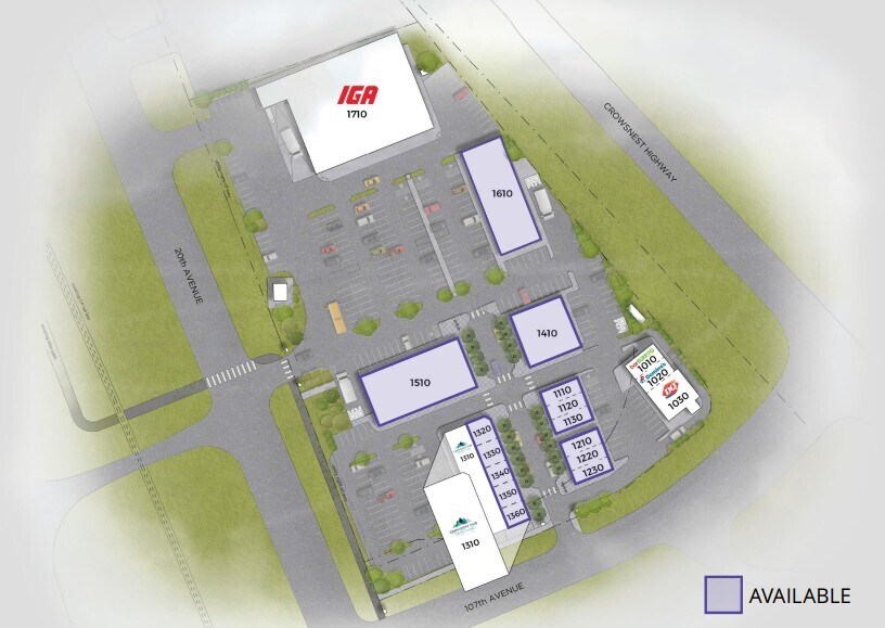 10509 20th Av, Blairmore, AB à louer - Plan de site – Image 2 sur 2