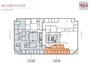 824 N Market St, Wilmington, DE à louer Plan d’étage– Image 1 sur 1