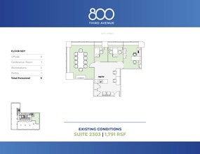800 Third Ave, New York, NY à louer Plan d’étage– Image 1 sur 1