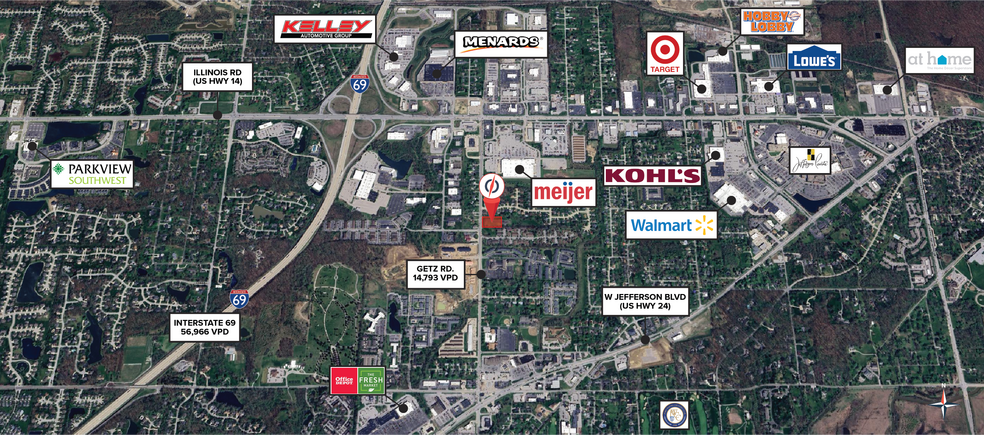 1907 Getz Rd, Fort Wayne, IN à vendre - Photo de l’immeuble – Image 3 sur 4