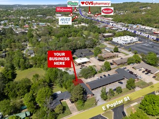 Plus de détails pour 100 E Poplar St, Fayetteville, AR - Bureau à louer