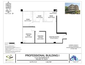 1151 N Buckner Blvd, Dallas, TX à louer Plan d’étage– Image 1 sur 1