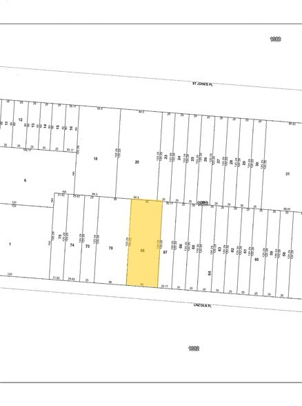 1491 Lincoln Pl, Brooklyn, NY à vendre - Plan cadastral – Image 2 sur 2
