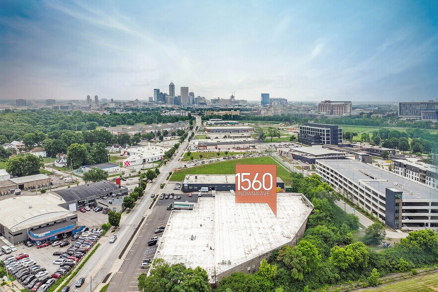 1560 Indiana Ave, Indianapolis, IN à vendre - Aérien – Image 2 sur 13