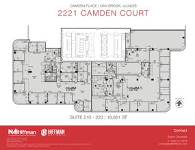 2221 Camden Ct, Oak Brook, IL à louer Plan d’étage– Image 2 sur 2