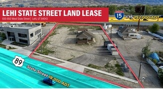 Plus de détails pour 830-850 W State St, Lehi, UT - Terrain à louer