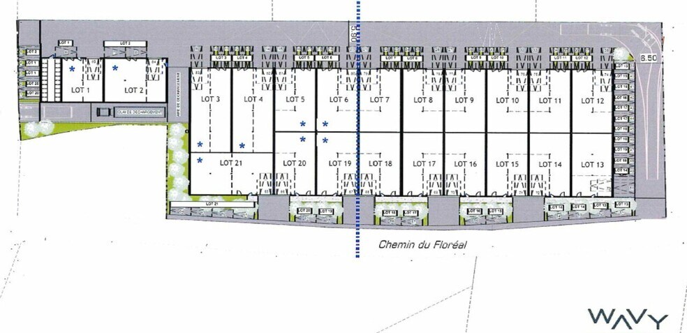 Local d’activités dans Lattes à louer - Plan de site – Image 3 sur 4