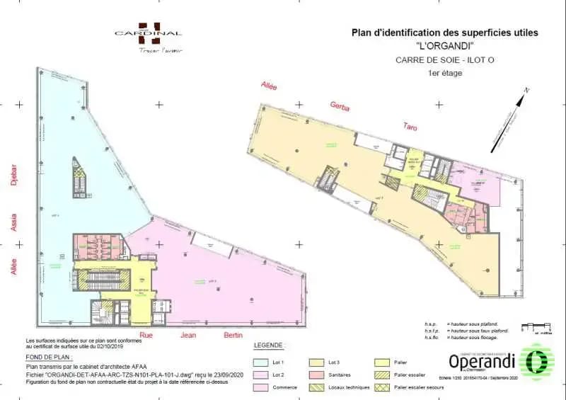 1 Esplanade Miriam Makeba, Villeurbanne à louer Plan d’étage– Image 1 sur 8