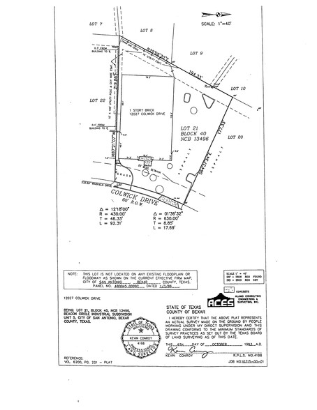 12027-12031 Colwick St, San Antonio, TX à louer - Plan de site – Image 3 sur 4