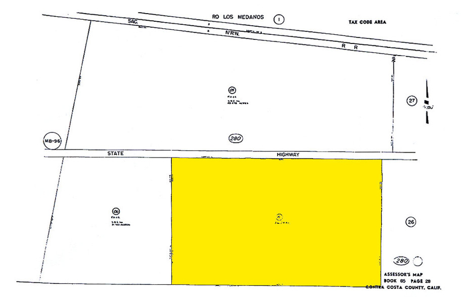 701 Willow Pass Rd, Pittsburg, CA à louer - Plan cadastral – Image 2 sur 9
