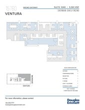 15760 Ventura Blvd, Encino, CA à louer Plan d’étage– Image 1 sur 1
