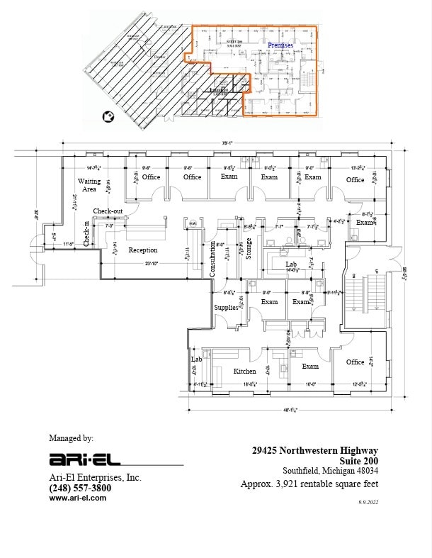 29355 Northwestern Hwy, Southfield, MI à louer Plan d’étage– Image 1 sur 1