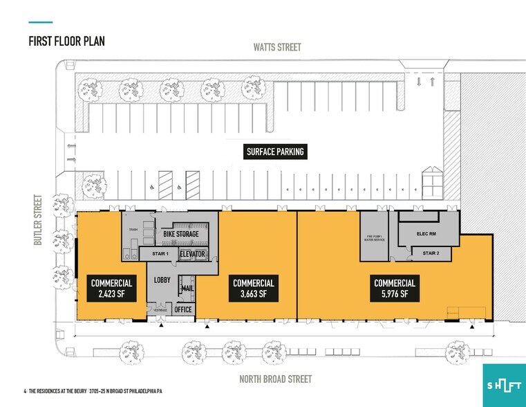3705 N Broad St, Philadelphia, PA à louer - Plan d’étage – Image 3 sur 3