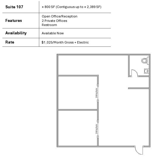4410 Glacier Ave, San Diego, CA à louer Plan d’étage– Image 1 sur 1