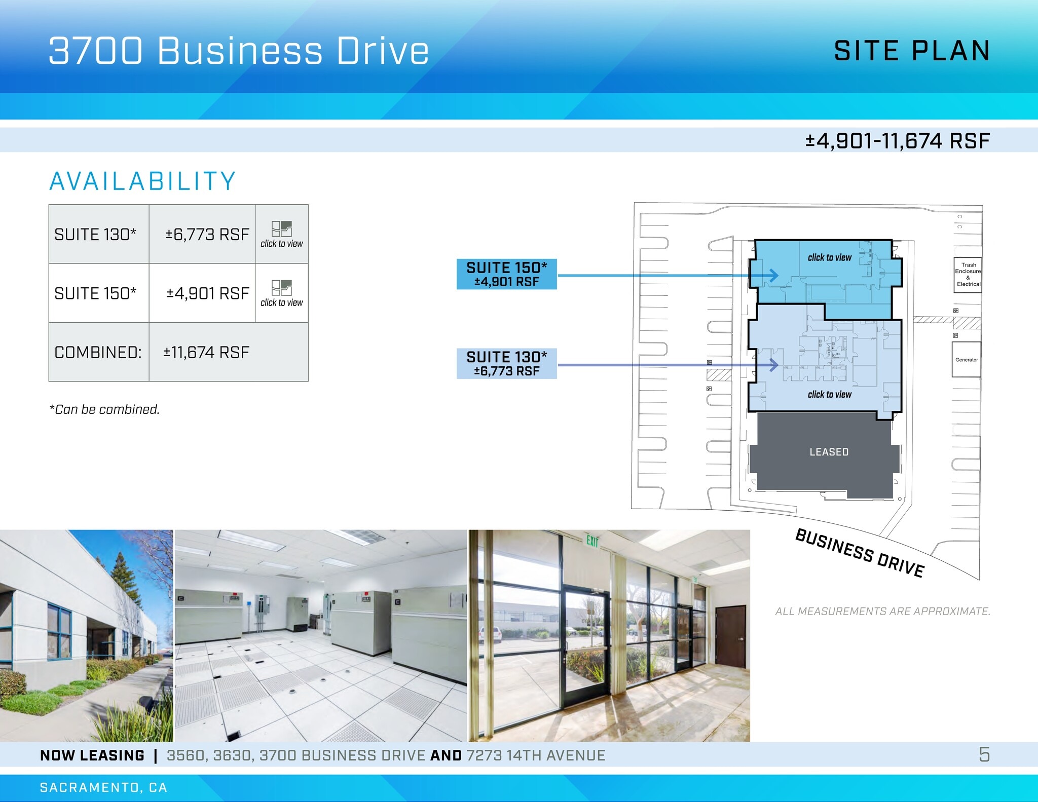 3700 Business Dr, Sacramento, CA à louer Plan de site– Image 1 sur 1