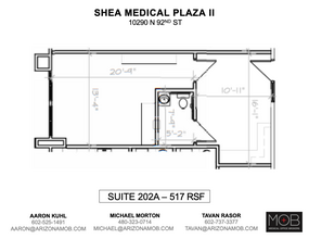 10290 N 92nd St, Scottsdale, AZ à louer Plan d’étage– Image 1 sur 1