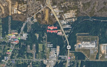 5571 Old Hawkinsville Rd, Macon-Bibb, GA - Vue aérienne vue de carte - Image1