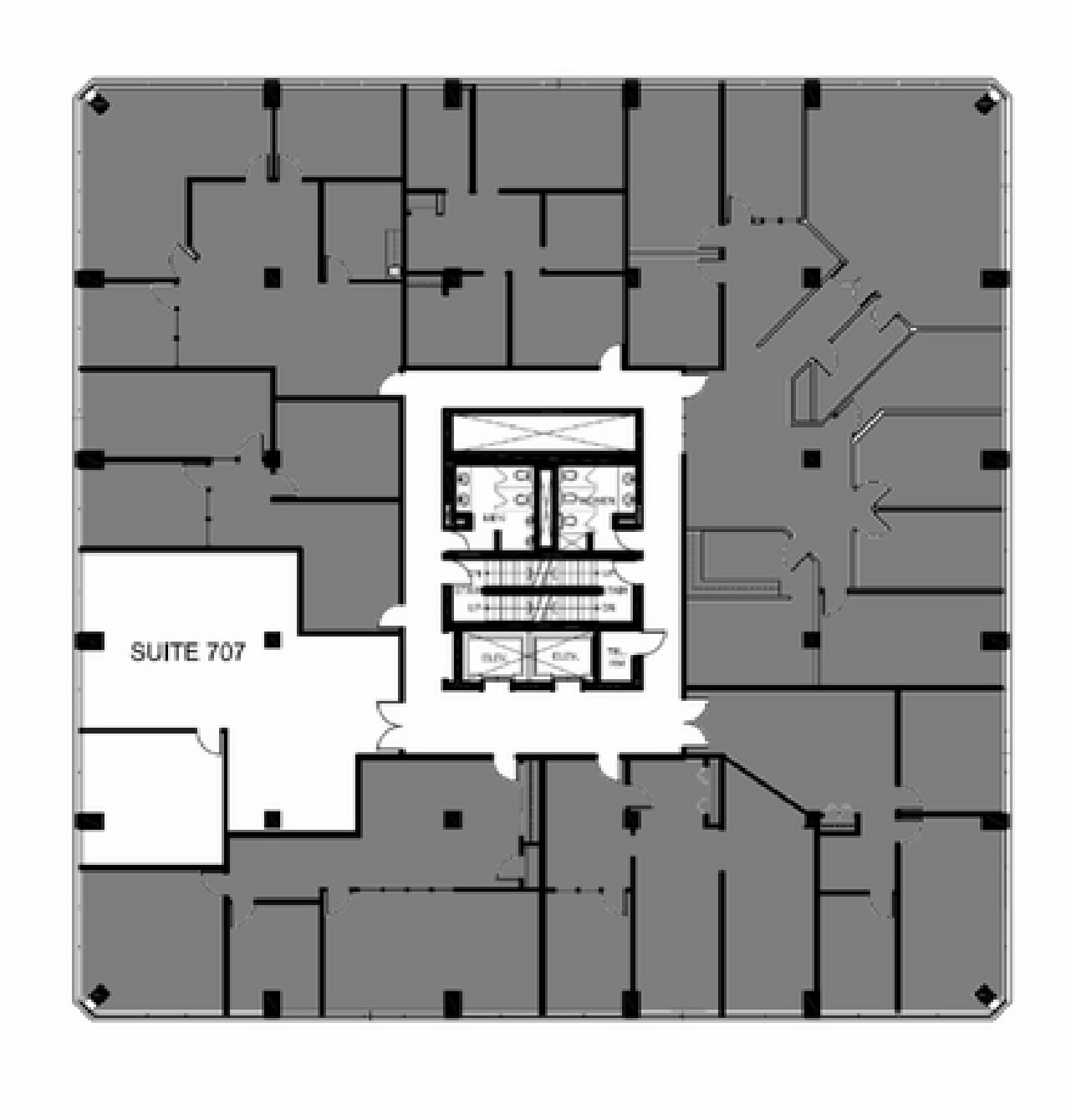 6299 Airport Rd, Mississauga, ON à louer Plan d’étage– Image 1 sur 1