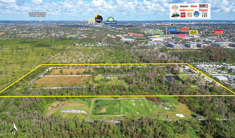 4700 San Michel Dr, Fort Myers, FL à vendre - Aérien – Image 3 sur 8