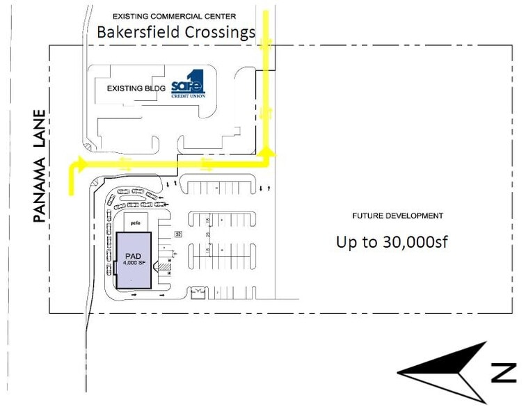 3701 Panama Ln, Bakersfield, CA à louer - Plan de site – Image 2 sur 2