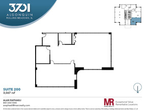 3701 Algonquin Rd, Rolling Meadows, IL à louer Plan d’étage– Image 1 sur 4