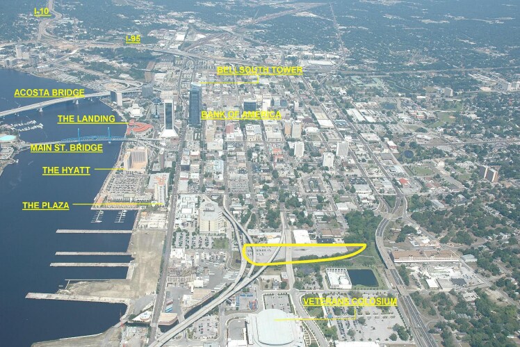 601 E Adams St, Jacksonville, FL à louer - Aérien – Image 2 sur 5