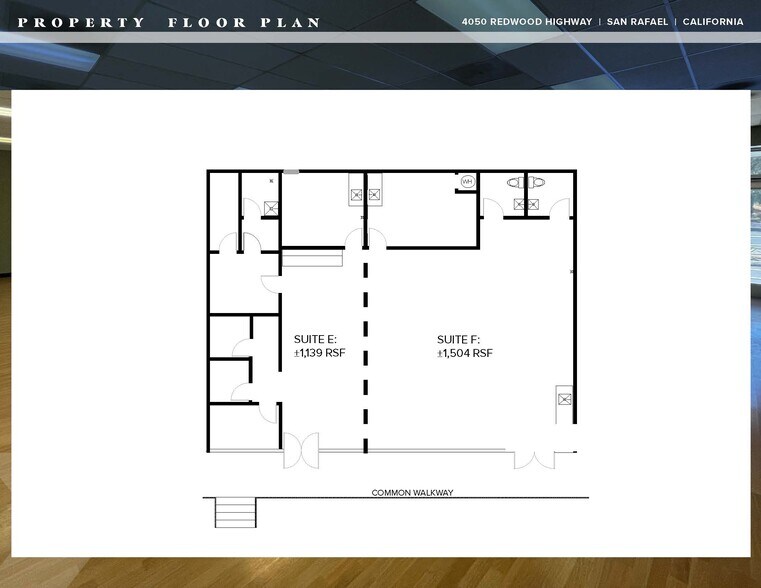 4050 Redwood Hwy, San Rafael, CA à louer - Plan d’étage – Image 3 sur 5